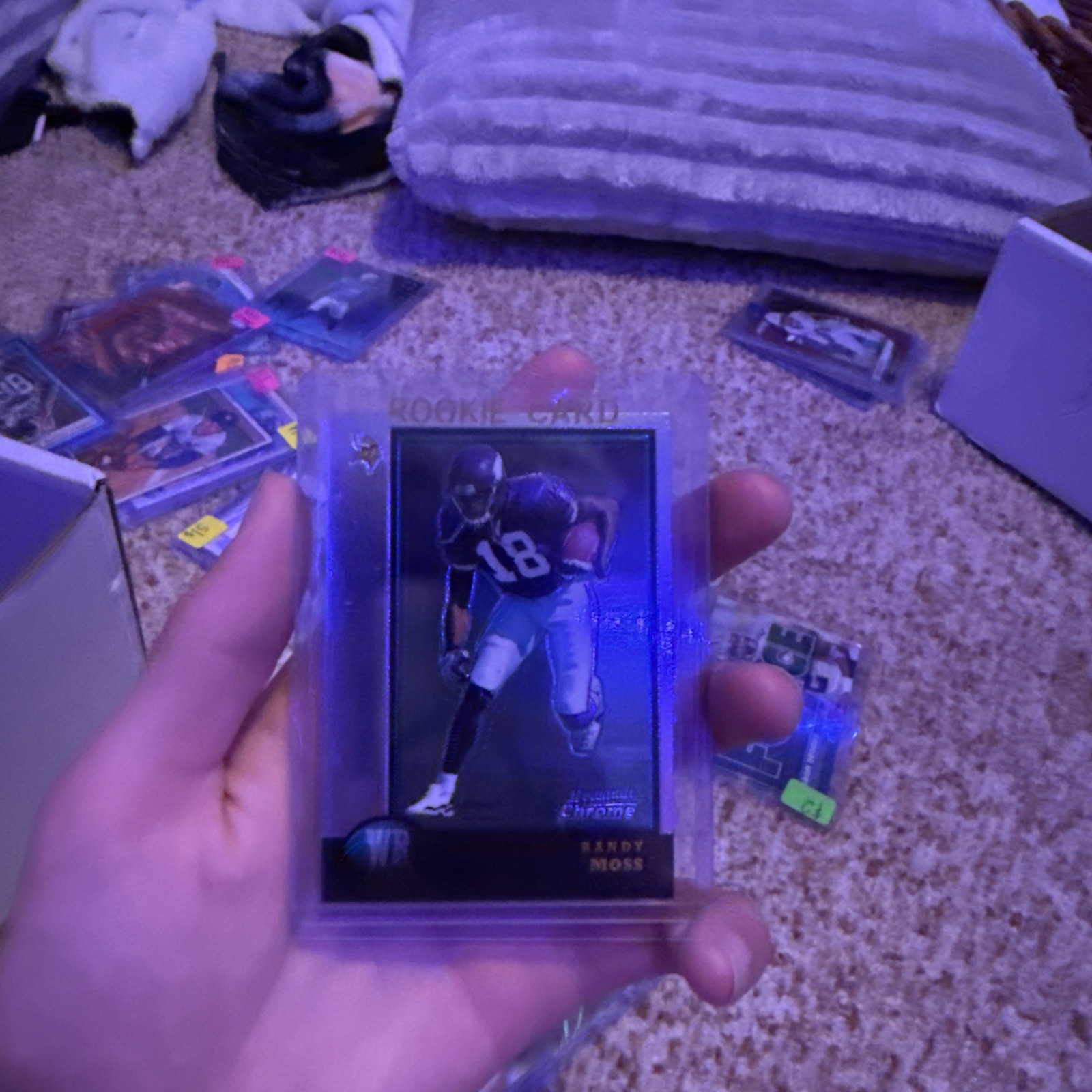 1998 Randy Moss Bowman Chrome #182 Interstate Rookie Card RC