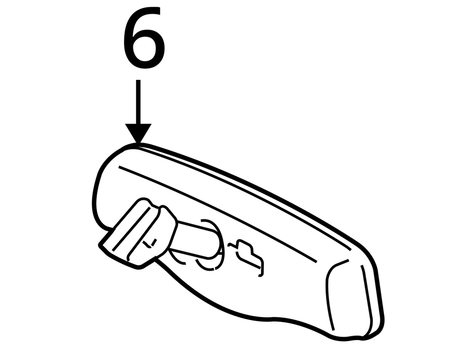 Rear View Mirror Automatic Dimming With Bluetooth Fits 08-11 TACOMA 3028413 - Image 3 of 3