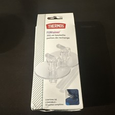 Thermos Replacement Straws for 12 Oz Funtainer Bottle Clear