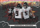 2025 Donruss Optic Drake London/Michael Penix Jr. Base (RAW)