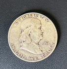 1951-S FINE / VF SILVER FRANKLIN HALF DOLLAR NICE COIN