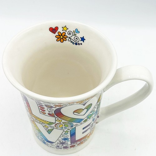 Open Road Brands Love 70s Style Rainbow Jess Volinski Mug - Picture 6 of 8