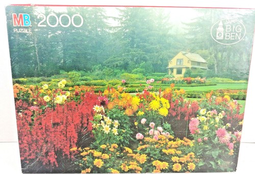 SUPER BIG BEN Jigsaw Puzzle -SHORE ACRES PARK OREGON -Milton Bradley 2000 pc NEW - Foto 1 di 11