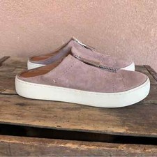 Frye Suede Mule Flats