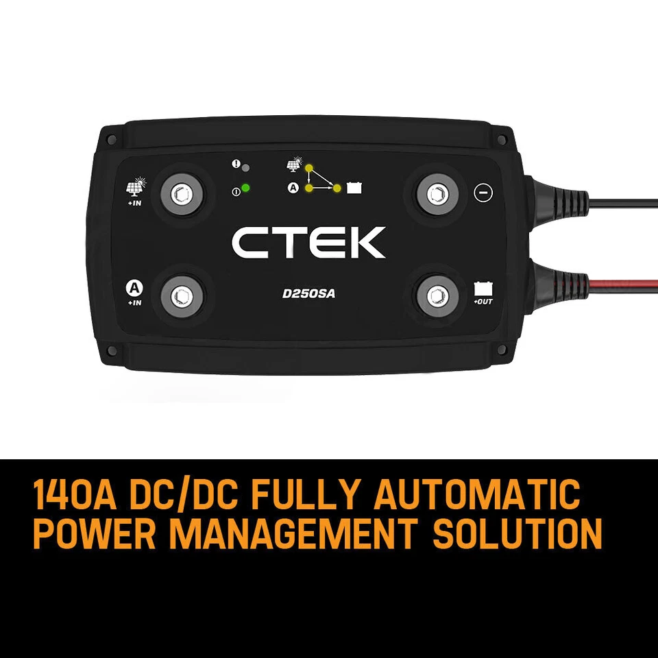 CTEK 20A OFF GRID Battery Charging System w/ D250SA & Digital Display Monitor - image 2 of 4