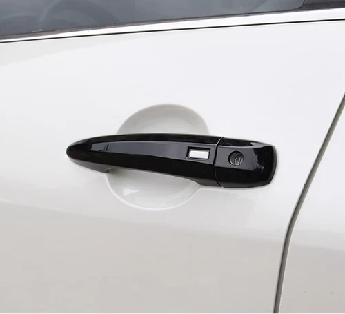 For Nissan Sentra 2020-2024 Bright black Front Car Door Handles Cover Trim 8pc - Picture 3 of 9