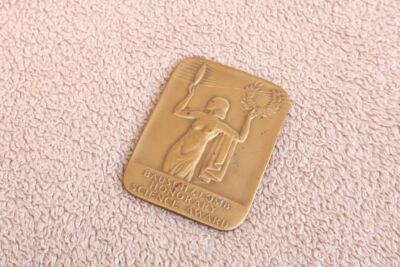 Bausch Lomb Brass Honorary Science Award Vintage Estate Find