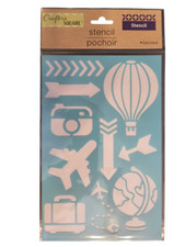 Crafter's Square Flexible Stencil - New - Arrows