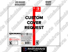 Nintendo Switch Custom Covers/Game Cases SINGLE SIDED PRINT - NO GAME INCL.