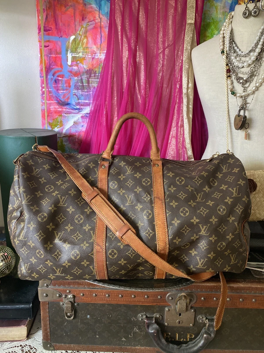 pink louis vuitton duffle