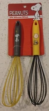 Set of 2 Peanuts Gang Snoopy Woodstock Charlie Brown Kitchen Whisks