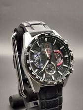 Good condition SEIKO 8T63-00J0 Chronograph Date Quartz Men's Sports Watch