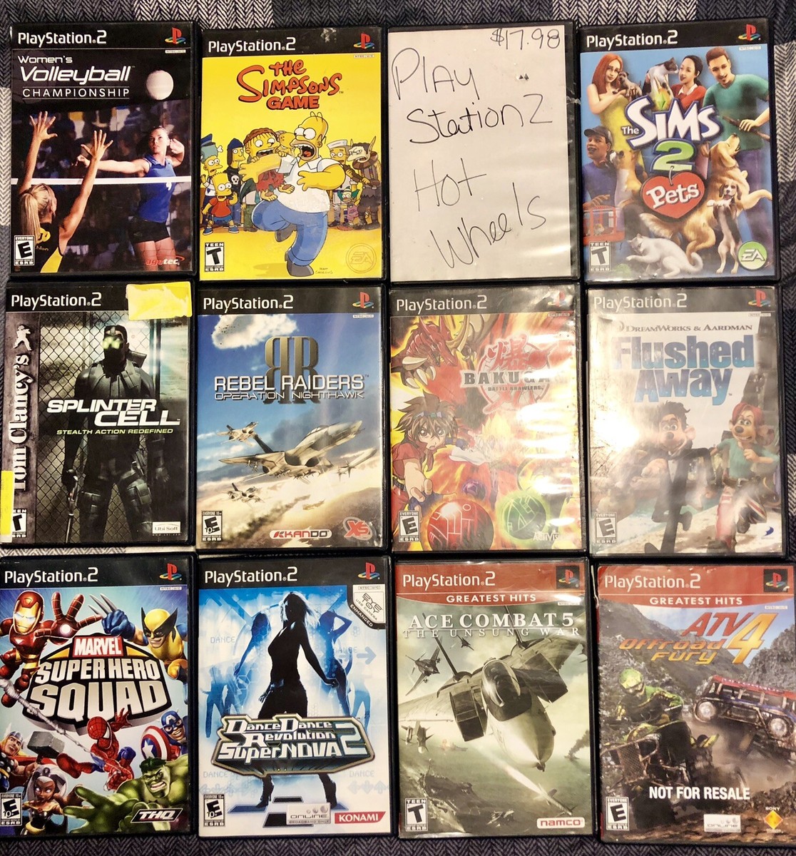 Playstation Lot Of 12 Games