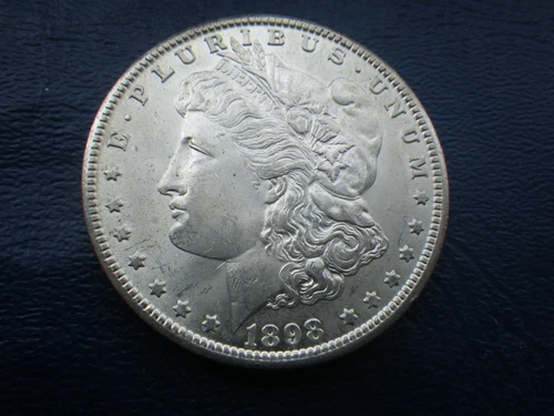 1898"O" Morgan Silver $ UNC/BU/GEM Proof / Mirror-like condition-100% Lustrous