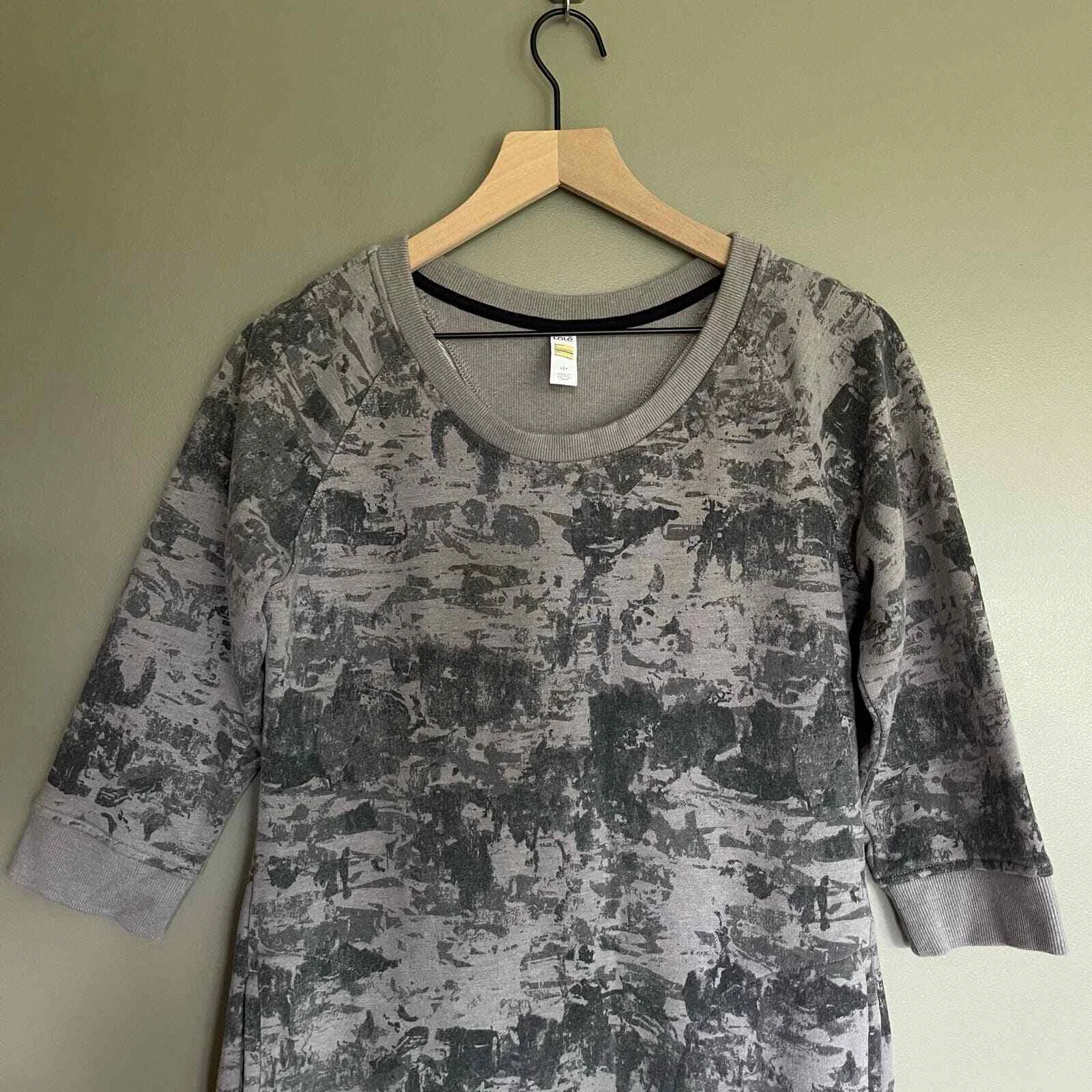 lole sika burnout spray sweatshirt