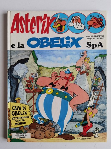 GOSCINNY UDERZO - ASTERIX E LA OBELIX SPA - PRIMA EDIZIONE CARTONATO - Picture 1 of 3