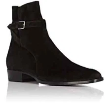 Handmade Mens Brown Suede Jodhpurs Boot, Men New Fashion Suede Ankle Boots