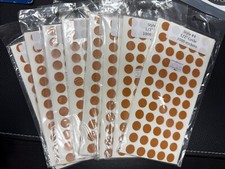 1/2" Circle 4 1000 Stickers Pk/ 8 Pks