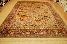 MINT AUTHENTIC AMERICAN KARASTAN HUNTING PATTERN # 723 RUG ART CARPET 8'8" x 12'
