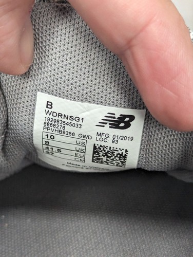 New Balance CUSH+ District Run v1 Classic Gym Running Shoes Sz 10 - Look great! - Picture 8 of 9
