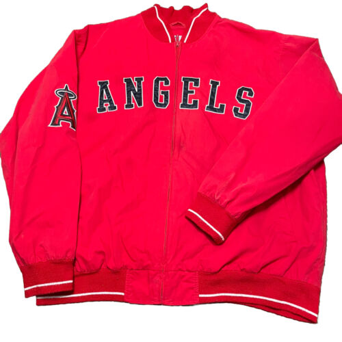 Los Angeles Angels G-III Red Jacket Carl Banks Black Letters Anaheim 2XL, XXL - Picture 1 of 9