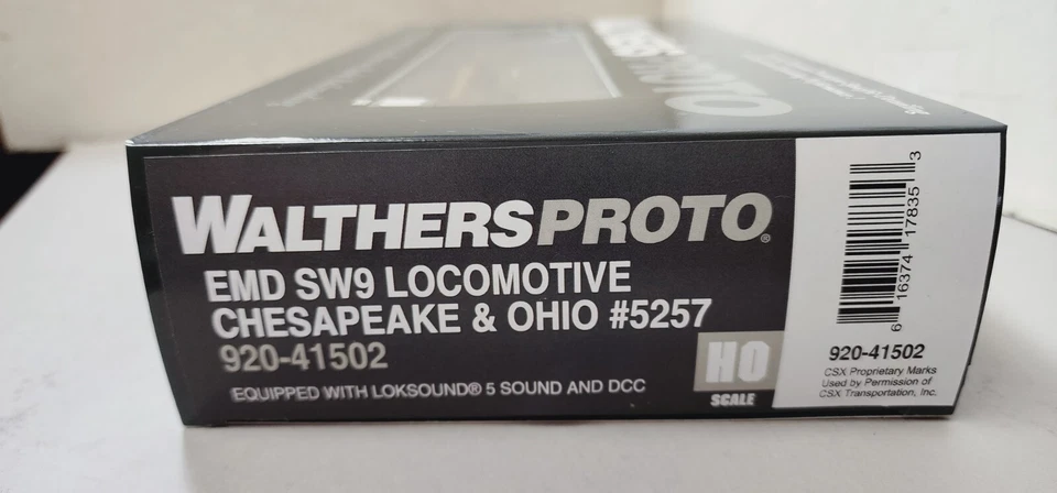 CHESAPEAKE & OHIO RR EMD SW900 diesel 5257 Walthers Proto 920-41502 LokSound DCC - Image 3 of 3