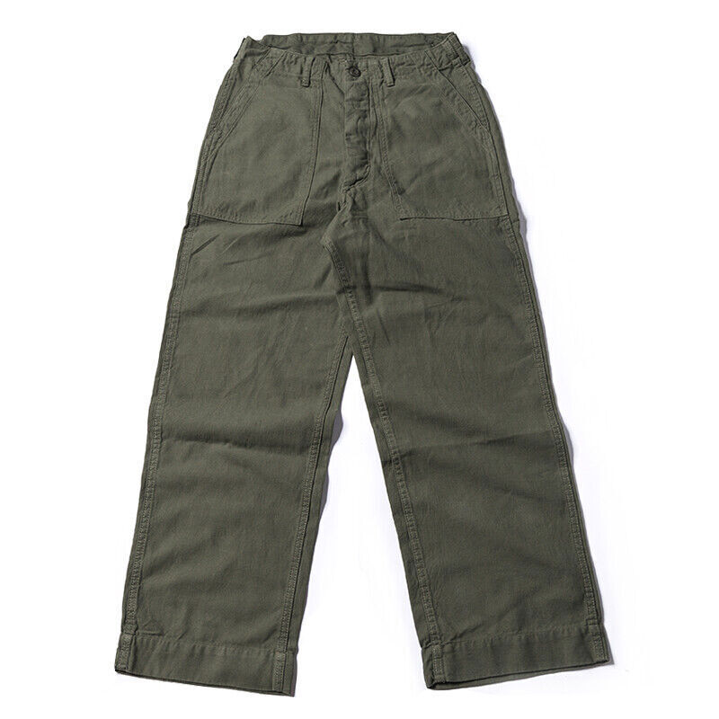 NON STOCK Mens Retro Military OG-107 Fatigue Utility Trousers