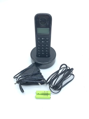 Philips D1601B DECT Telefon, 4,1 cm Display, ECO+, Anrufer-ID, Schwarz