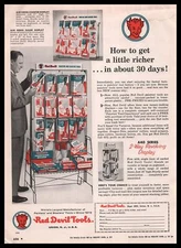 1960 Red Devil Tools Union New Jersey Store Counter And Floor Displays Print Ad
