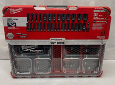Milwaukee 49-66-6806 SHOCKWAVE 1/2  Impact Duty Socket PACKOUT Set - 31 PC