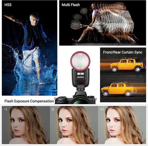 GODOX V1 ProN V1Pro N TTL HSS Li-ion Battery Round Head Flash for Nikon Camera - Picture 8 of 8
