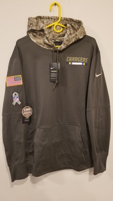 los angeles chargers salute to service hoodie