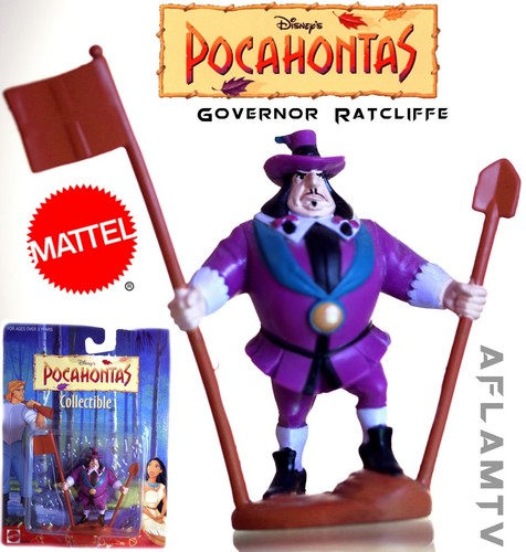 Lote de 7 figuras de la colección Pocahontas de Mattel Disney - Imagen 7 de 9