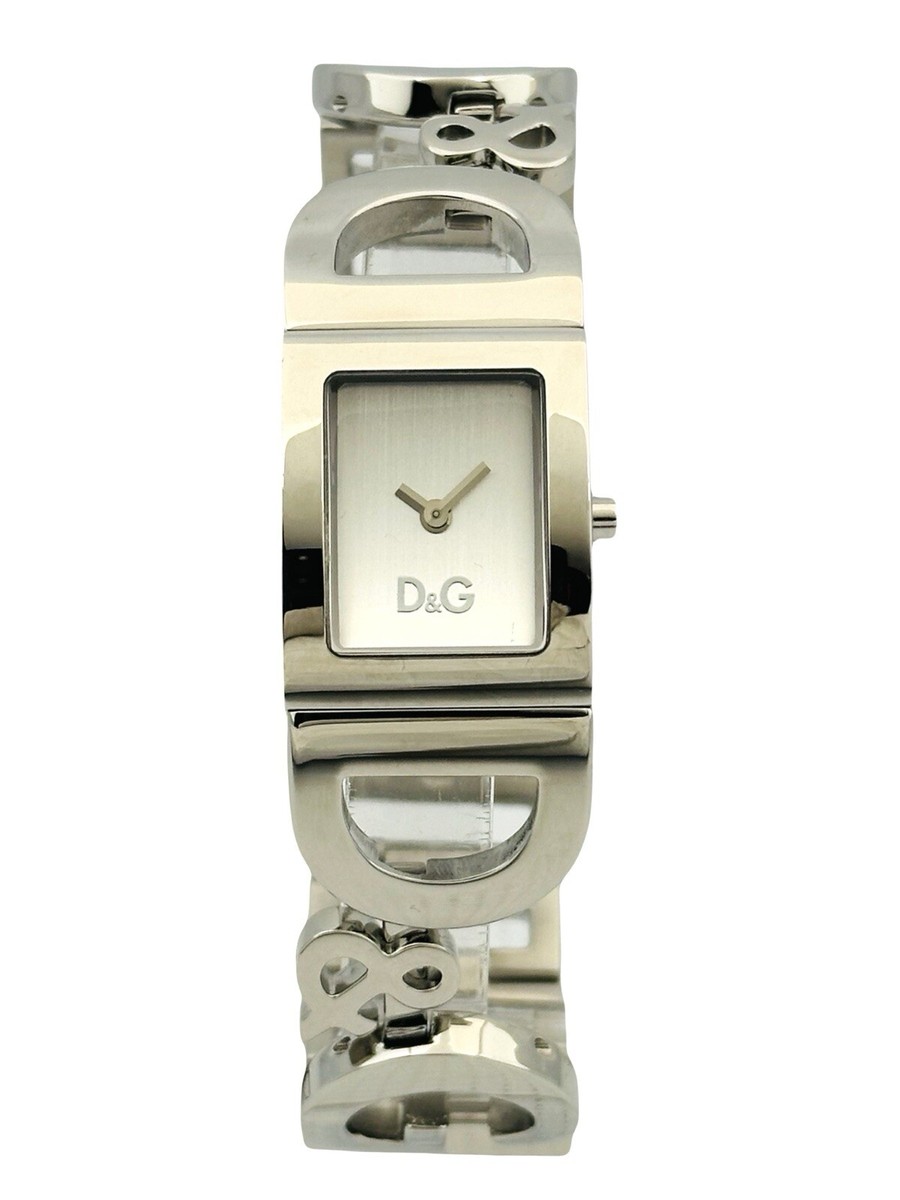 アクセサリー DOLCE &GABBANA SILVER BRACELET Rigid bracelet with Dolce&Gabbana logo in Silver for Men