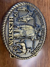 1982 Hesston Belt buckle