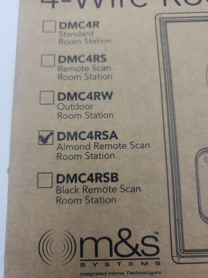 M&S DMC4RSA Indoor Intercom Room Station Almond NOS - Image 2 of 4