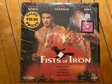 Fists Of Iron Laserdisc LD Kung Fu Martial Arts Rare MMA EX condition