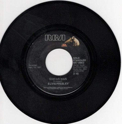 Elvis Presley - Guitar Man / High Heel Sneakers reissue 7" 45 - Imagen 18 de 24