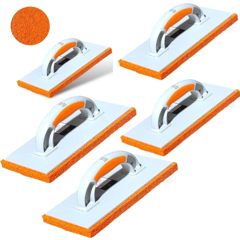 PLASTERING SPONGE  FLOAT Hydrorubber Medium 18 orange sponge Multipack Skimflex - Image 2 of 4