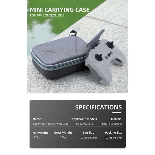 Protection Storage Bag Hand Carrying Case for DJI Avata FPV Remote Controller 2 - Picture 7 of 9