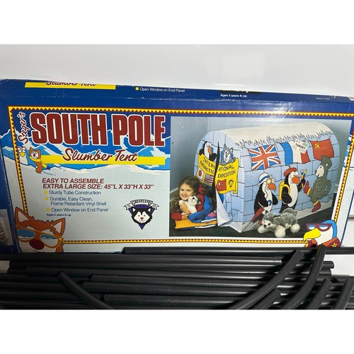 NOS Vintage toy Kid South Pole Plastic South Pole Slumber Tent playhouse collect - Picture 2 of 16
