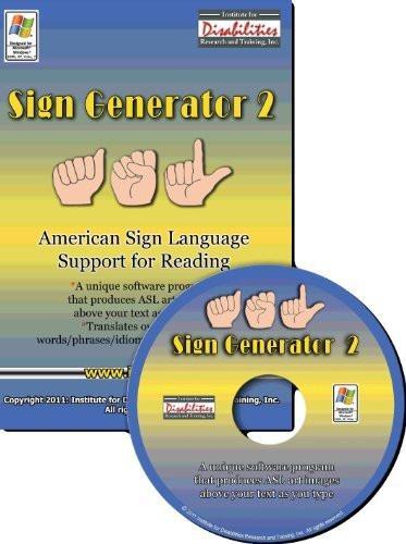 American Sign Language Sign Generator Reading Support - Picture 1 of 1