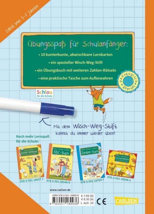 Thumbnail - Schlau Für Die Schule: Mein Wisch-weg-set: Zahlen Christine Mildner
