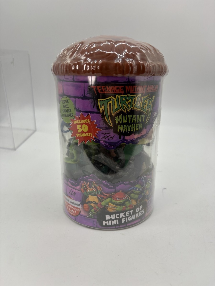 Teenage Mutant Ninja Turtles Mutant Mayhem Bucket of Mini Figures
