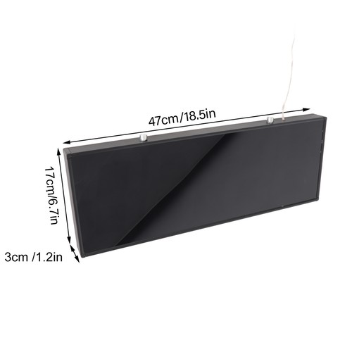 (Red Light)Double Sided LED Clock Digital Temperature Display Wall Clocks GD AC - Picture 14 of 22