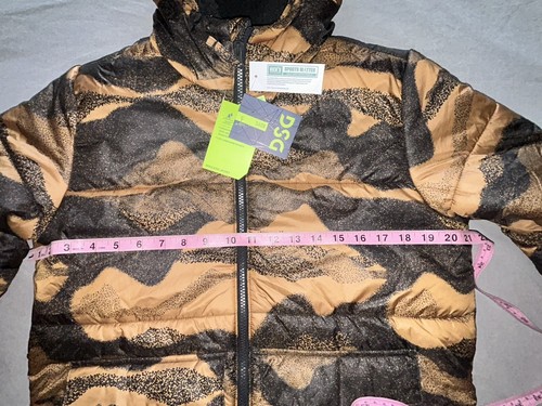 NEW DICKS Jacket Hooded Warm Pockets Water Repel Size Camo Kids Size XL 16-18 - Picture 13 of 15