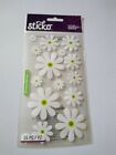 Scrapbooking Stickers Sticko White Daisy Daisies Small Large Green Centers