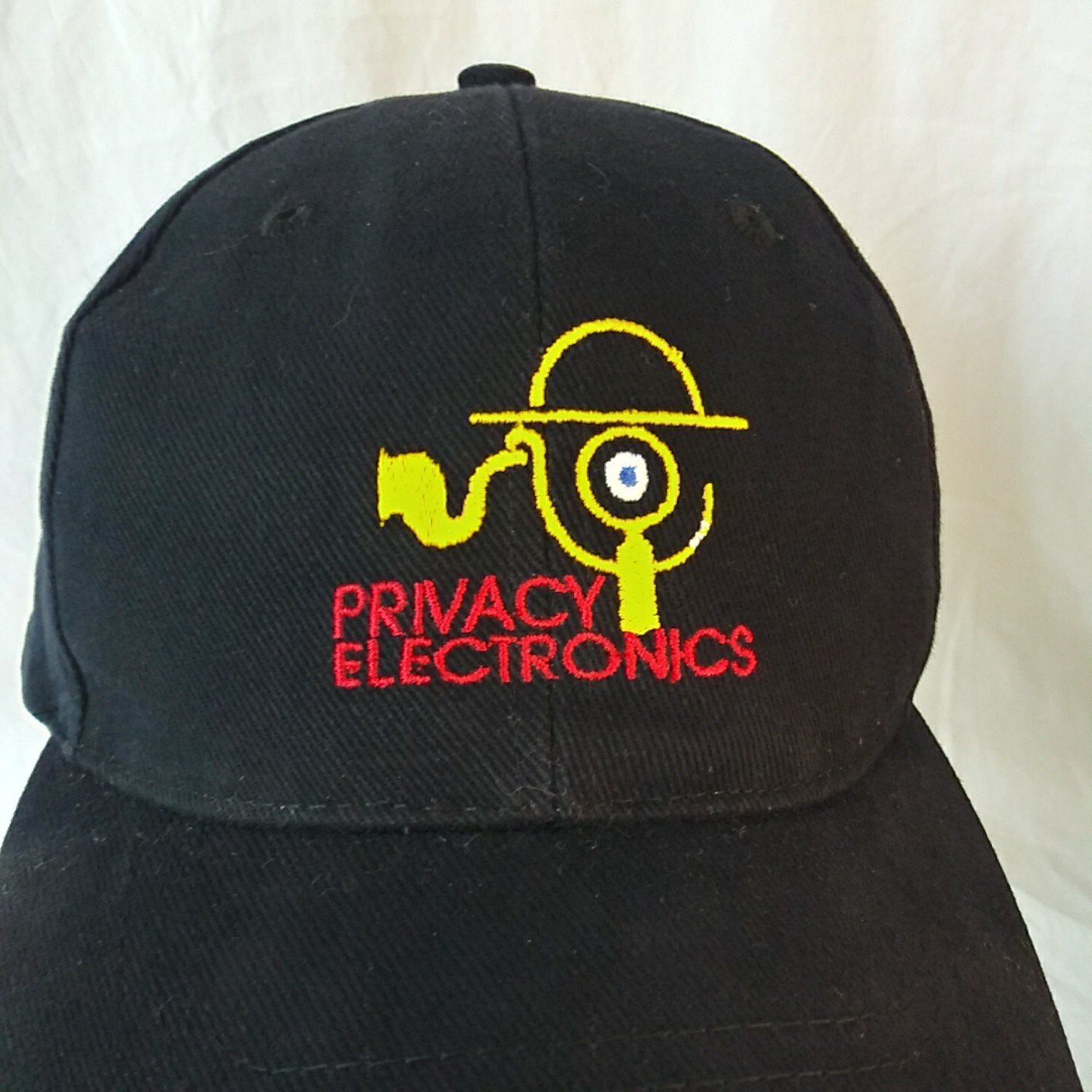 Privacy Electronics Strapback Hat Logo Black Flor… - image 14