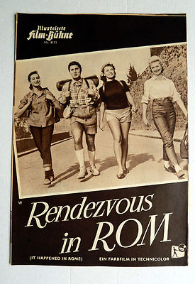 IFB #4111 - RENDEVOUS IN ROM / It happened in Rome * FILMPROGRAMM PROGRAM