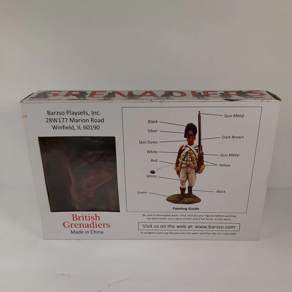Barzso British Grenadiers 16 1/32 Scale Plastic Figures Boxed Set No. 4 - Image 3 of 4